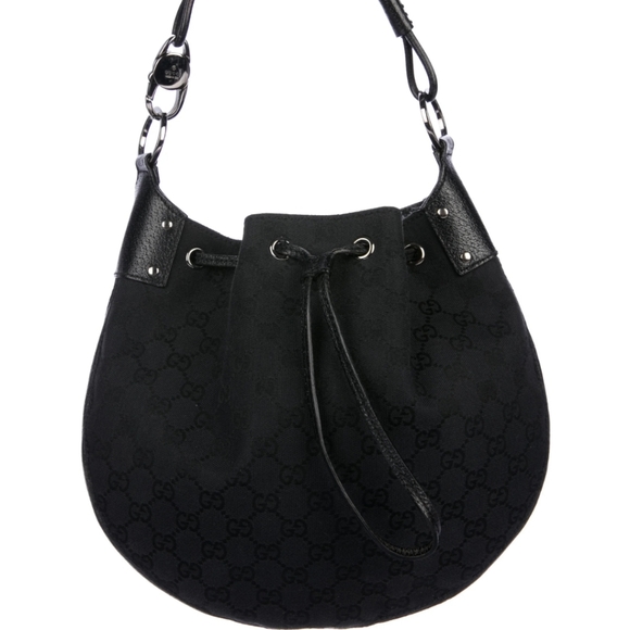 Gucci GG Canvas Drawstring Bag & Wallet - Picture 2 of 12